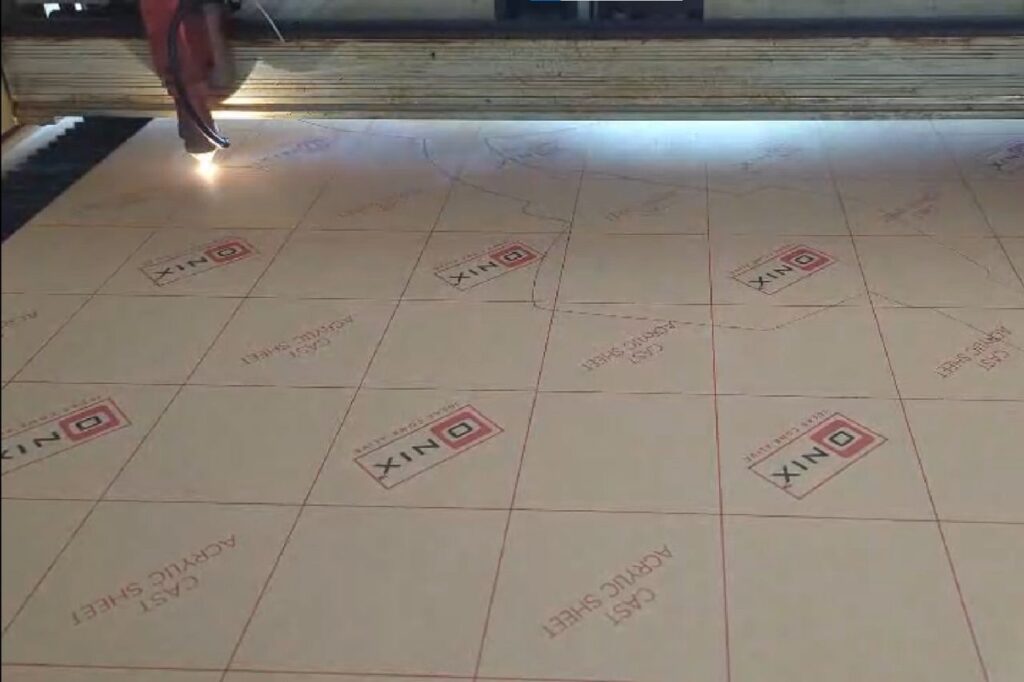 Non Metal laser cutting